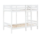 Esin - Twin Twin Bunk Bed - White