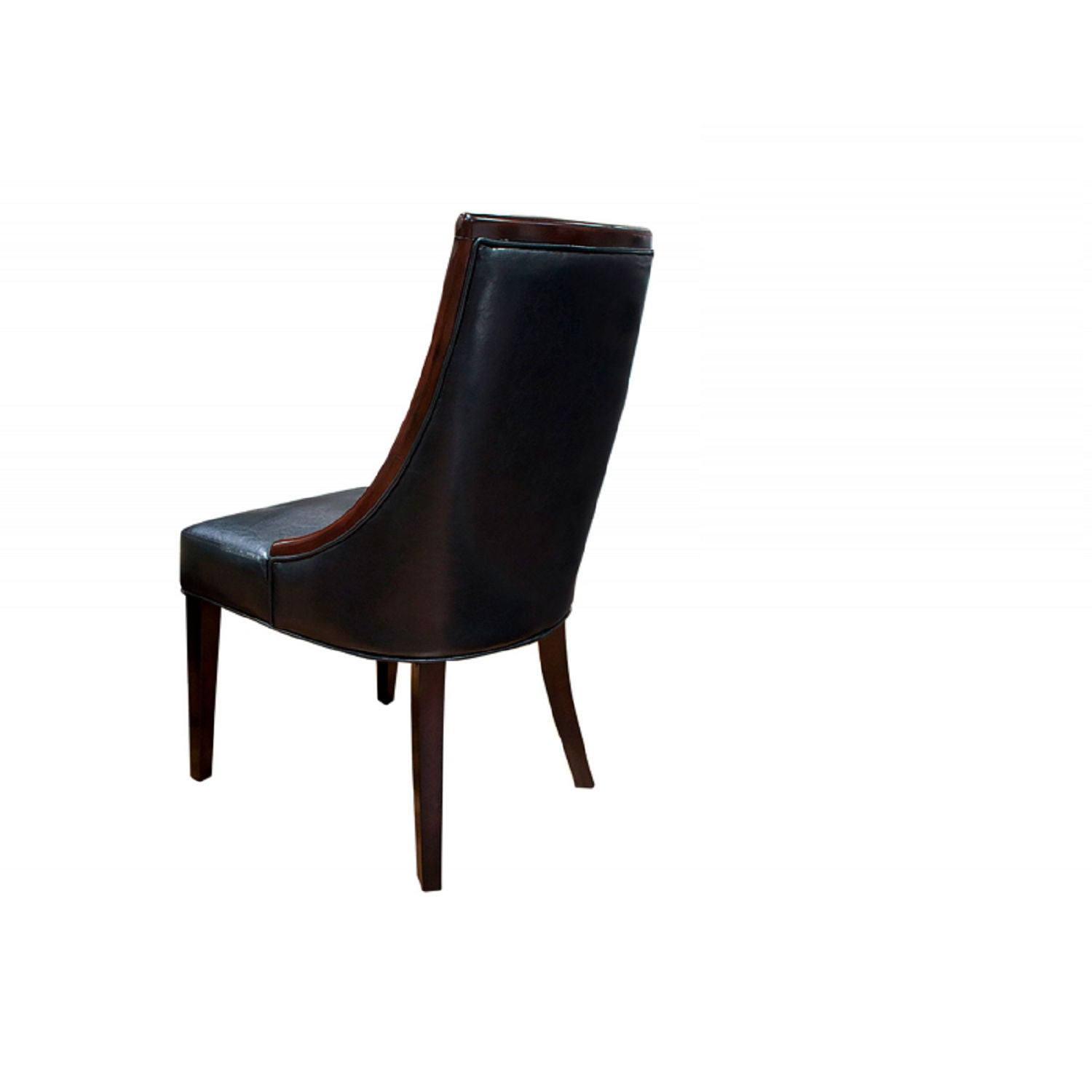 Clair - Tufted Dining Room Side Chair (Set of 2) - Dark Coffee / Black