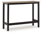 Shoreline Beach - Outdoor Counter Table And 2 Barstools (Set of 3) - Black / Beige