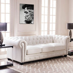 Traditional Tufted Chesterfield Nailhead Sofa
