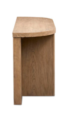 Hayden - Demilune Sofa Table - Golden Oat