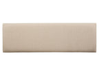 Tristan - Upholstered Backless Bench With U-Shaped Legs - Swiss Coffee