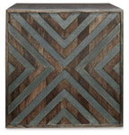 Dreggan - Square End Table - Brown
