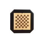 Bishop - Reversible Chess Checker Game Table With Game Tray (Chess Fingures Not Included)