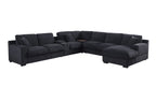 Celine - Fabric Corner Sectional Sofa With Right-Facing Chaise, Cupholders, And Charging Ports