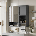 Modern Wall Mounted Bathroom Medicine Cabinet, Bathroom Wall Storage Cabinet With Mirror
