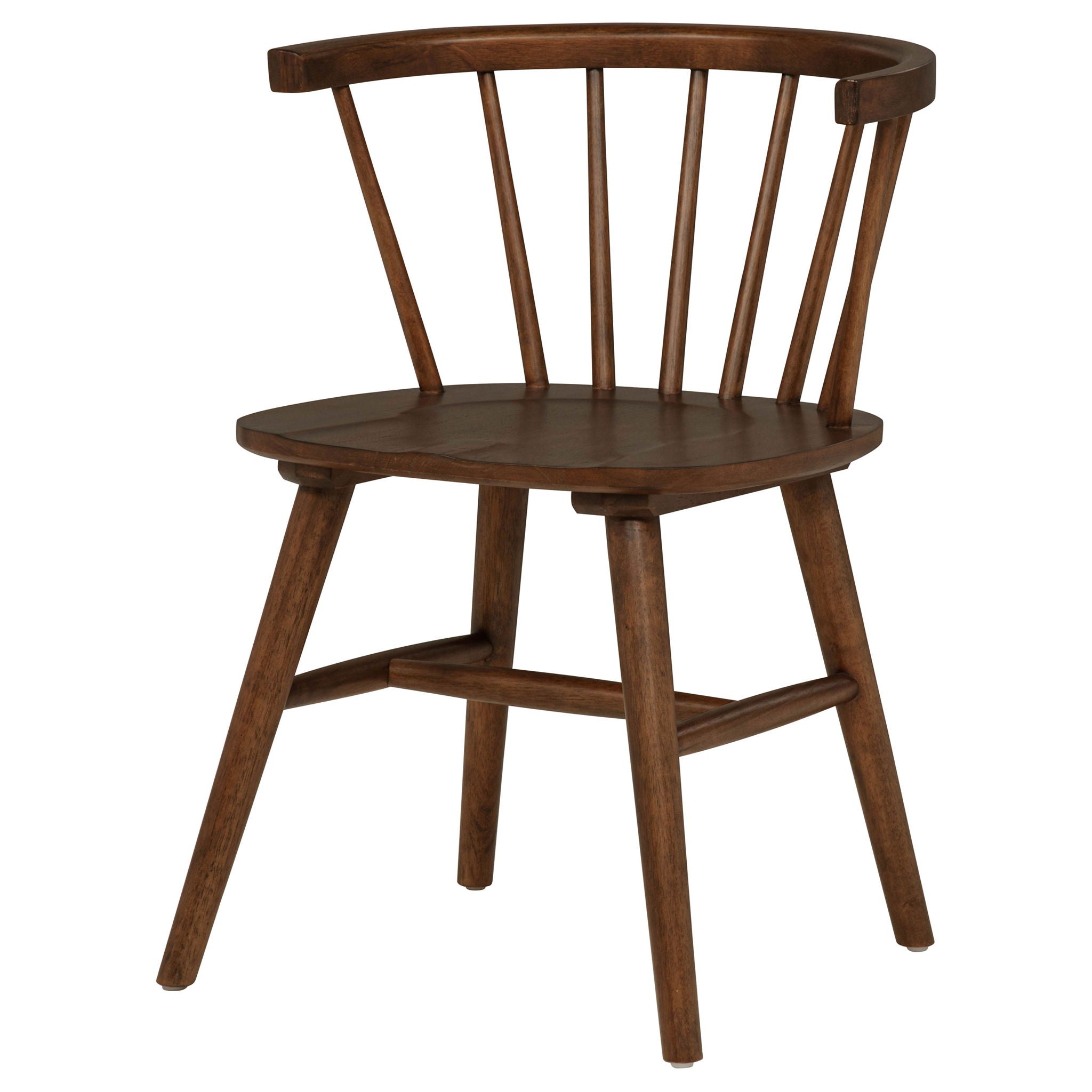 Jeffries Windsor Wood Dining Side Chair Walnut (Set of 2)