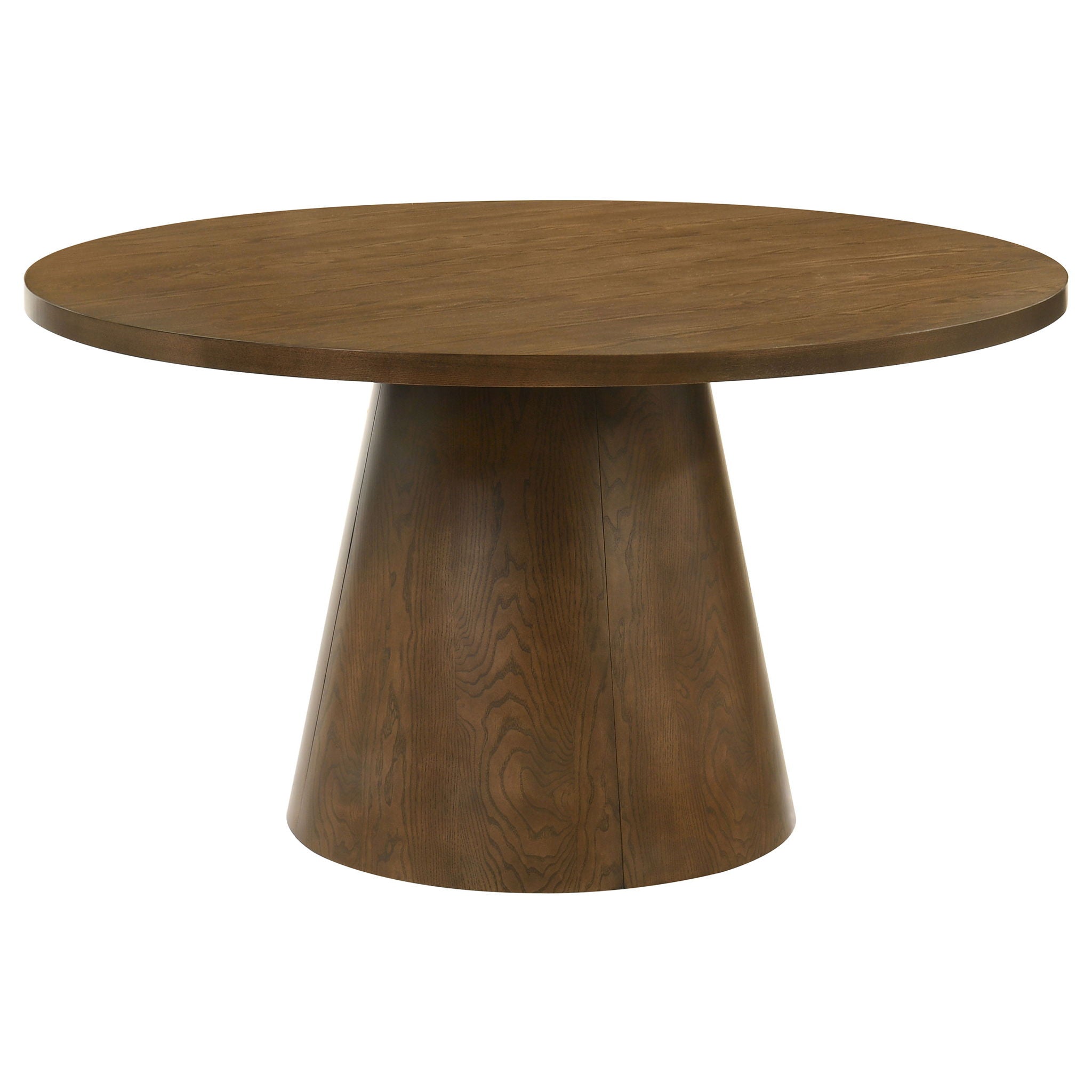 Franklin 5-piece 54-inch Round Dining Table Set Dark Brown