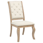 Brockway Upholstered Dining Chair Barley Brown (Set of 2)