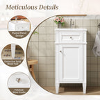 French Style Bathroom Vanity With Sink