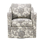 Wide Seat Arm Chair With 360 Degree Rotation
