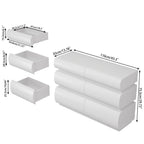 Minimalist Modern 6 Drawer Dresser, Handle Free Design With Wide Storage