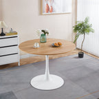 Mid-Century Tulip Dining Table With Round Top