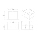 Skye - Marble Dresser - White