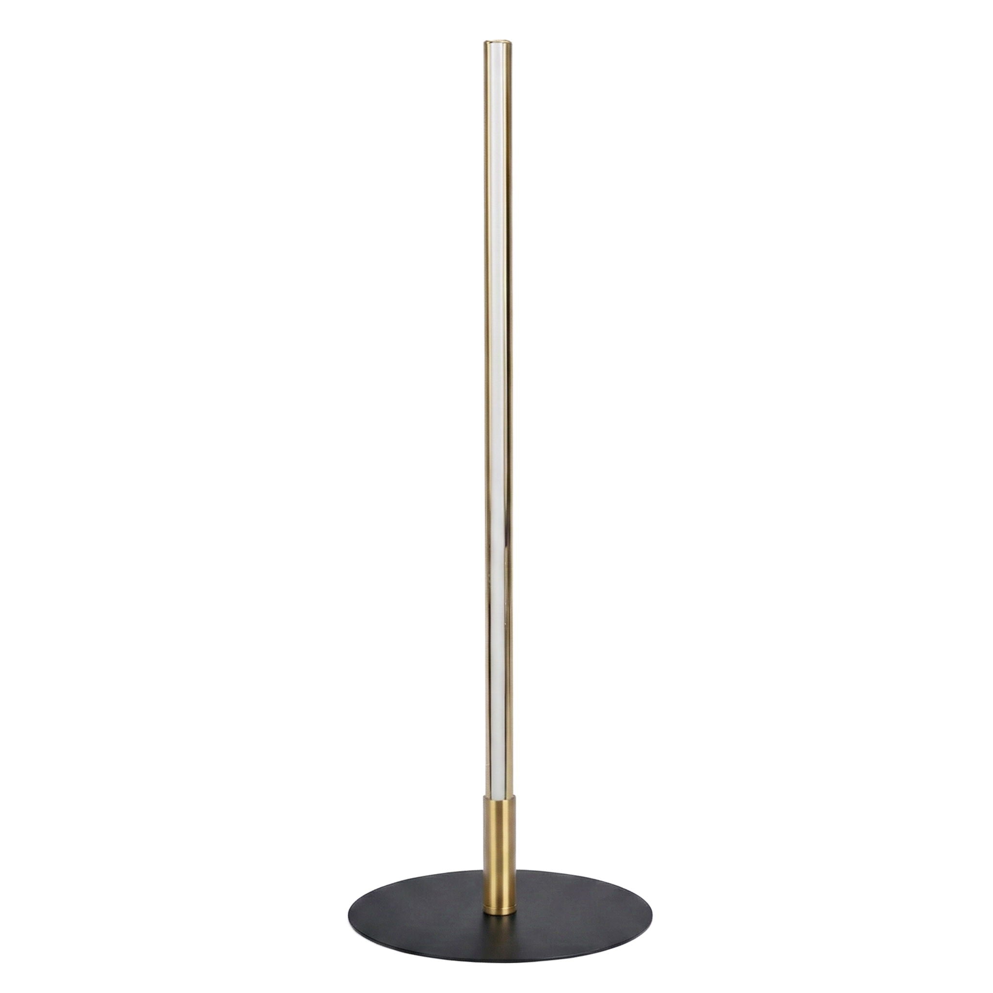 Dimond - LED Table Lamp With On / Off Switch Round Base - Black / Gold