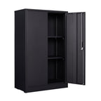 Metal Storage Cabinet With Locking Doors And Adjustable Shelf, Folding Filing Storage Cabinet, Folding Storage Locker Cabinet For Home Office, School, Garage