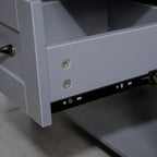 Bathroom Vanity With Mirror And Top Only - Gray