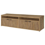 Tabby 79-inch 4-door Engineered Wood TV Stand Media Console Mango