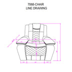 Raize - Power Recliner With LED Functionality - Gray