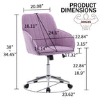 Adjustable Ergonomic Office Chair, Swivel Backrest Seat