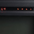 Noralie - 42" Fireplace - Mirrored & Faux Diamonds