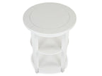 Heron Cove - Round Accent End Table - Chalk White