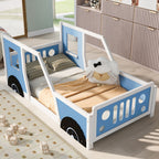 Classic Car Shaped Platform Bed With Wheels