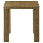 Castlewood Engineered Wood Accent Side End Table Brown Oak