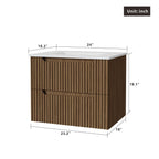 Wall Mounted Bathroom Vanity & Sink