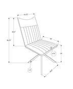 Dining Chair, Side, Upholstered For Dining Room, Modern