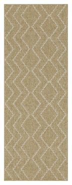 Earth - 5'3" X 7'3" Indoor, Outdoor Area Rug - Jute / White