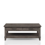 Lift Top Cocktail Table With Casters - Gray