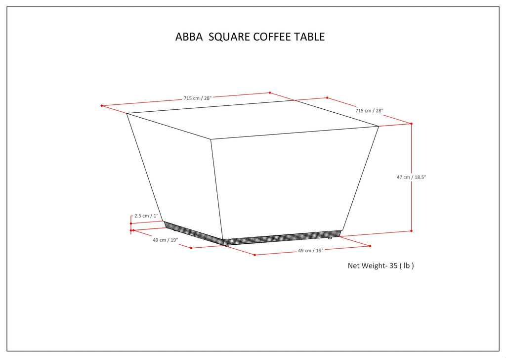 Abba - Handcrafted Coffee Table