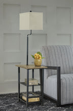 Shianne - Metal Tray Lamp  - Black