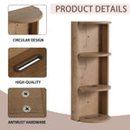 Bathroom Wall Mounted Storage Rack With Float Mounting Design
