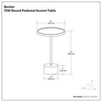 Becker - Side Table - Natural