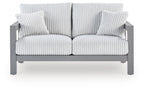 Hurley Park - Loveseat With Cushion - Gray