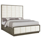 Durango 80-inch California King Panel Bed Taupe Oak