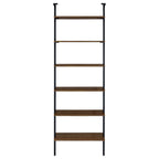 Owens 96-inch 6-shelf Wall Bookshelf Walnut