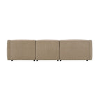 Veata - Sectional Sofa - Light Brown Suede
