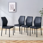 Ergonomic Simple Chair With Metal Leg