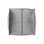 Nati - Square Pouf Ottoman And Floor Cushion - Smoke