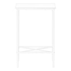Accent Side Table, Narrow, Small, 2 Tier, Contemporary & Modern