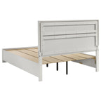 Miranda 51-inch Wood Queen Storage Panel Bed White