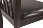 Hammis - Dining UPH Side Chair (Set of 2) - Dark Brown