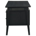 Goodson 64-inch 4-Drawer Double Pedestal Computer Desk Black