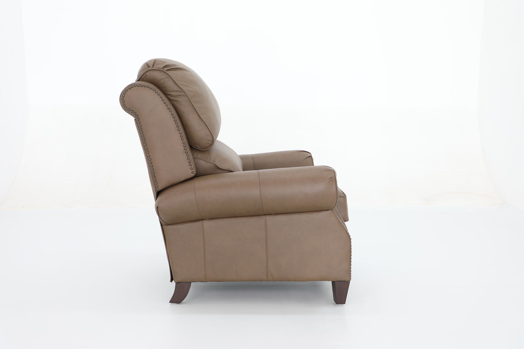 Churchill - Push Thru The Arm Recliner - Cabernet