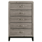 Valen 5-drawer Bedroom Chest of Drawers Light Taupe
