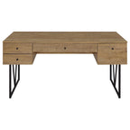 Analiese 63-inch 4-drawer Writing Desk Mango