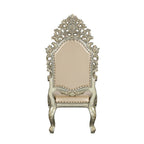 Sorina - Arm Chair (Set of 2) - Synthetic Leather & Antique Gold